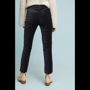Anthropologie Essential Slim Velvet Trousers